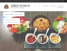Tablet Screenshot of greatkhans.com